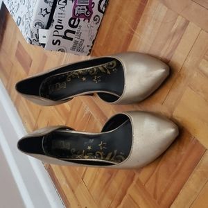 BRASH MICHELLE Gold Heels